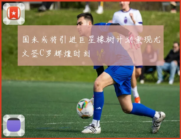 国米或将引进巨星橡树计划重现尤文签C罗辉煌时刻